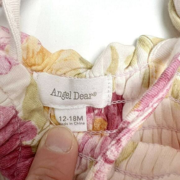 Angel Dear Smocked Camellia Skirted Bubble Romper - Picture 5 of 5